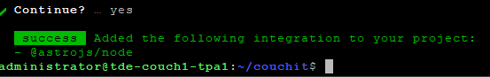 Installing Astro
